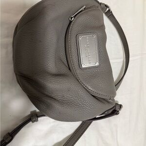 Marc Jacobs Gray Leather Crossbody Bag